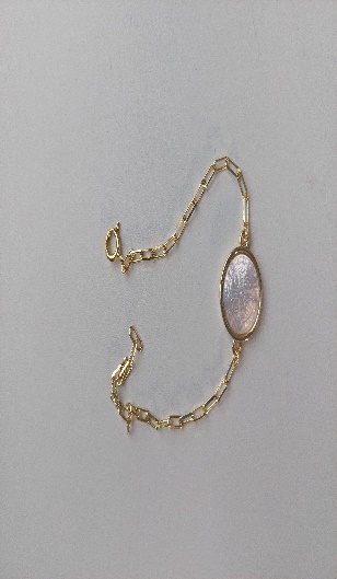 Pulsera Doble 3 Cruces Nacar