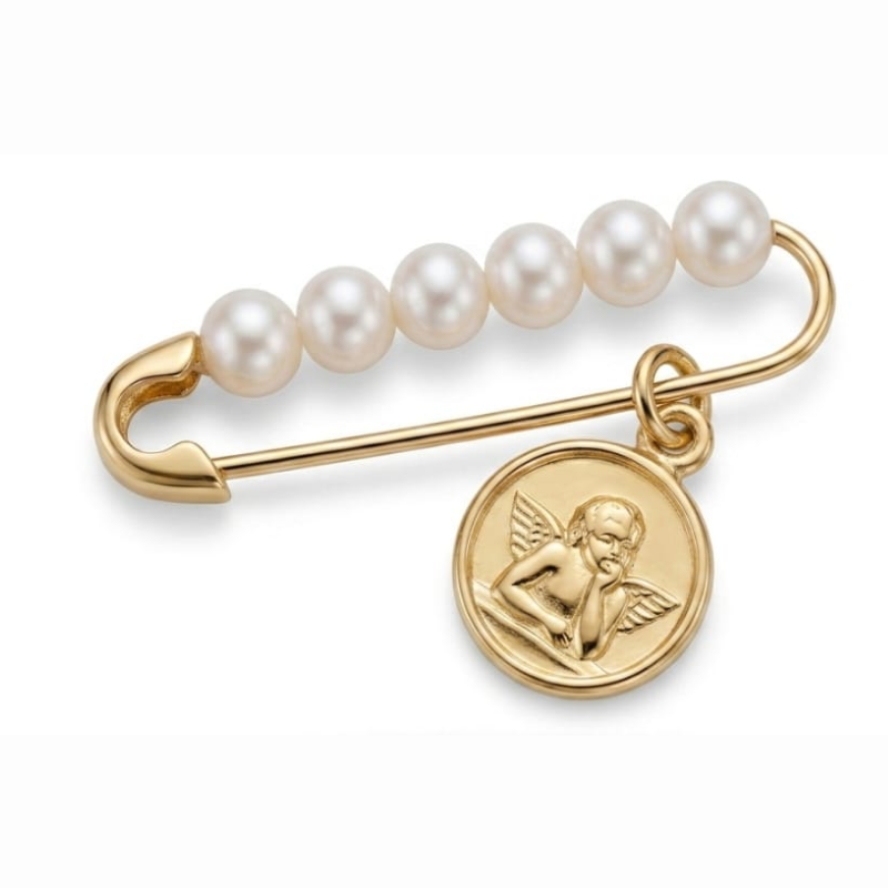 Pin dije Angel de la Guarda dorado
