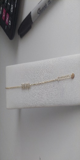 Pulsera Balin Y   Cruz Mini Y V.M Mini Con Perla