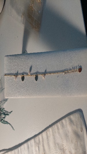 Pulsera De S  De Nacar Virgen Milagrosa Redonda Pequena Con Perla