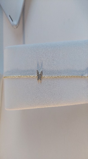 Pulsera De S Con Virgen Milagrosa Engastada Grande Con Perla