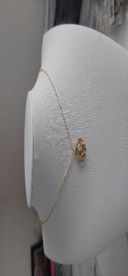 Pulsera  2 S San Benito,2 Cruz Con Perla