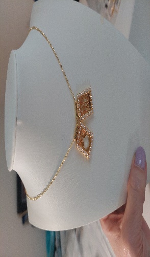 Collar   Cruz Dorado Con Perla