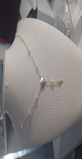 Pulsera   San Benito Mediano Nacar Con Perla