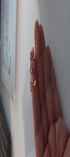 Cadena Con S Luna, Estrella, Circulo Y Cristales