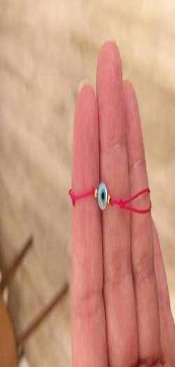 Collar  Arroz   Cruz Circon 3Mm Con Perla