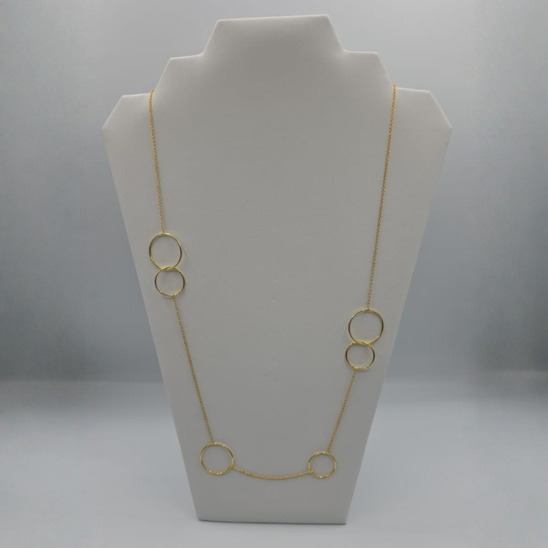 Collar Largo Circulos