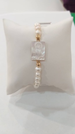 Zarcillo  Redonda Con Perla