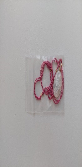Pulsera  Tipo Arroz Ajustable Con Perla