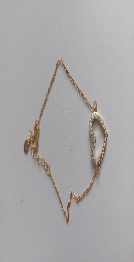 Pulsera Balin , Intercalada Con Perla