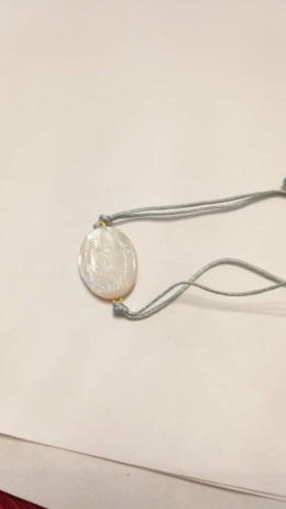 Pulseras De Hilo Con Balines Y Mano Turca Turquesa