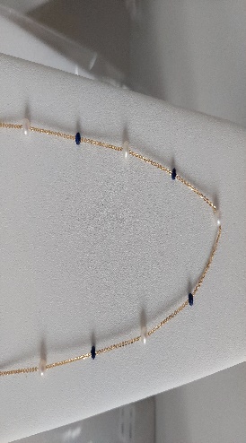 Collarr De Cristalnegro Con 1 Con Perla