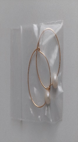 Pulsera   S/B Mas Cruz Con Perla