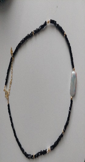 Zarcillo  Rectangular Con Perla