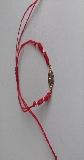 Collar Ajustable Cristal Rojo  Corazon