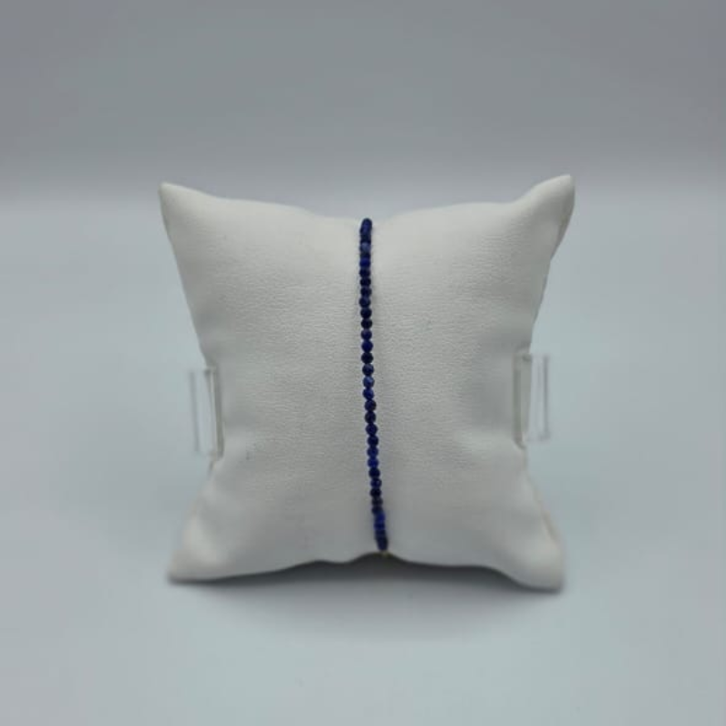 Pulsera ajustable zafiro azul