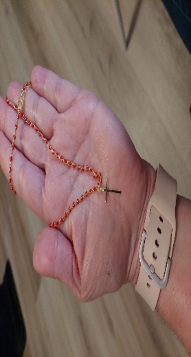 Pulsera   Cruz Circon Grande Con Perla