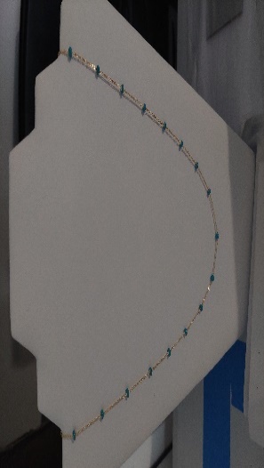 Pulsera 6 Cristales Dorados