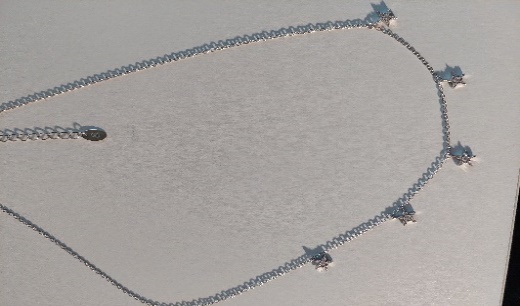 Zarcillo Cadena S Hexagonal
