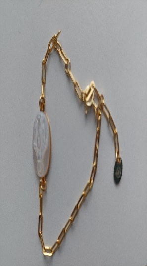 Cadena  Y Balin Intercalado Con Perla