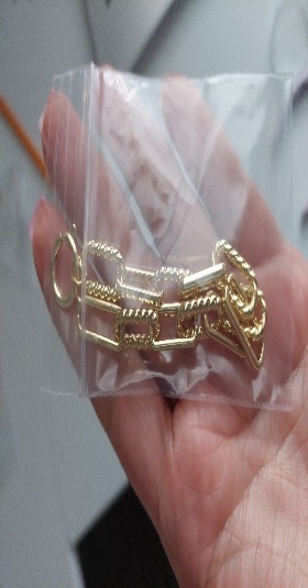 Argollas Rayo Circon Peq Dorado