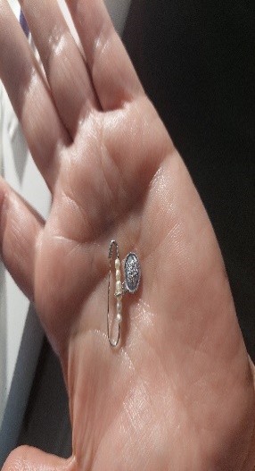 Cadena Larga Piezas Turquesas