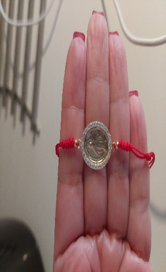 Escapulario Dorado Mini