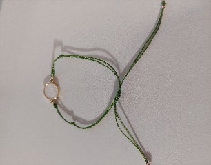 Pulsera Hilo Verde V.M Nacar Peq