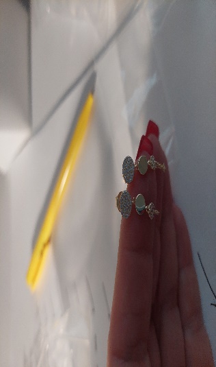 Zarcillo Cristal Y  Lag Con Perla