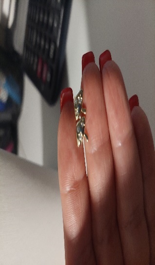 Collar Balin Dorado Cruz Verde