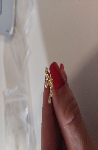 Collar   Cruz Abierta Cuad Con Perla