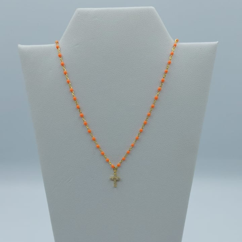 Cadena Enamel Naranja