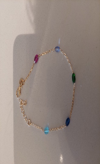 Pulsera Perala  S/B Dorado Y Plateado