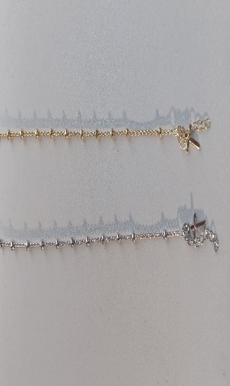 Collares Lazos Dorado Y Plateado