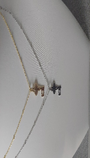 Collar Aro Guaya  Corazon G