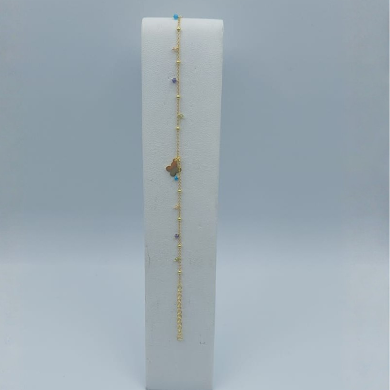 Pulsera Cristales  Trebol