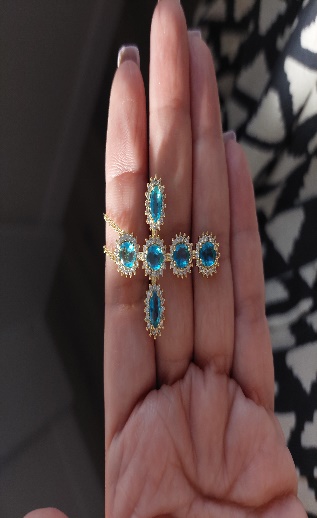 Pulsera  Doble V.M Y C Con Perla