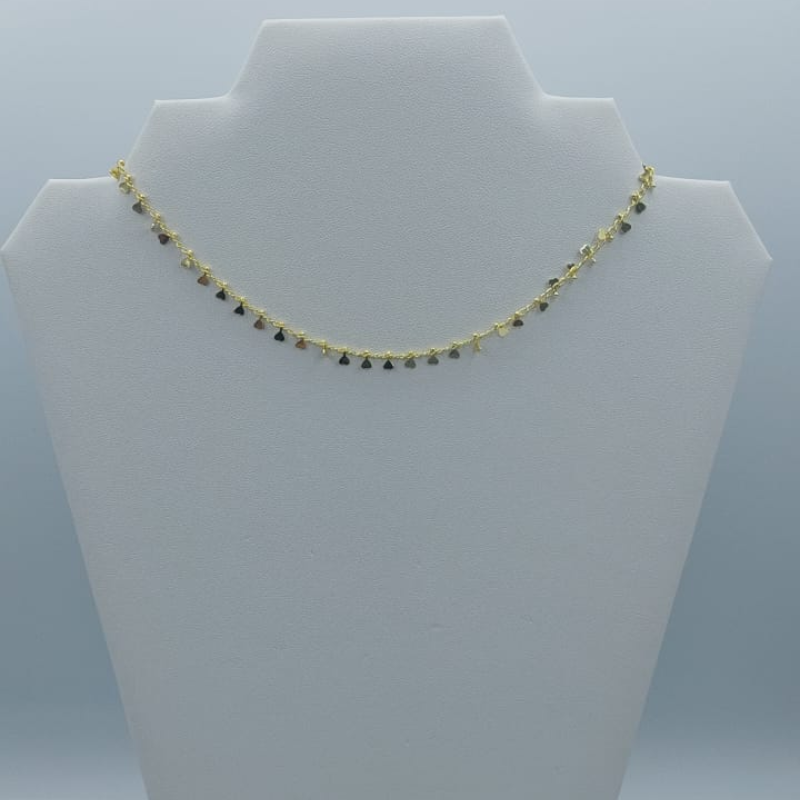 Cadena Choker Corazoncitos