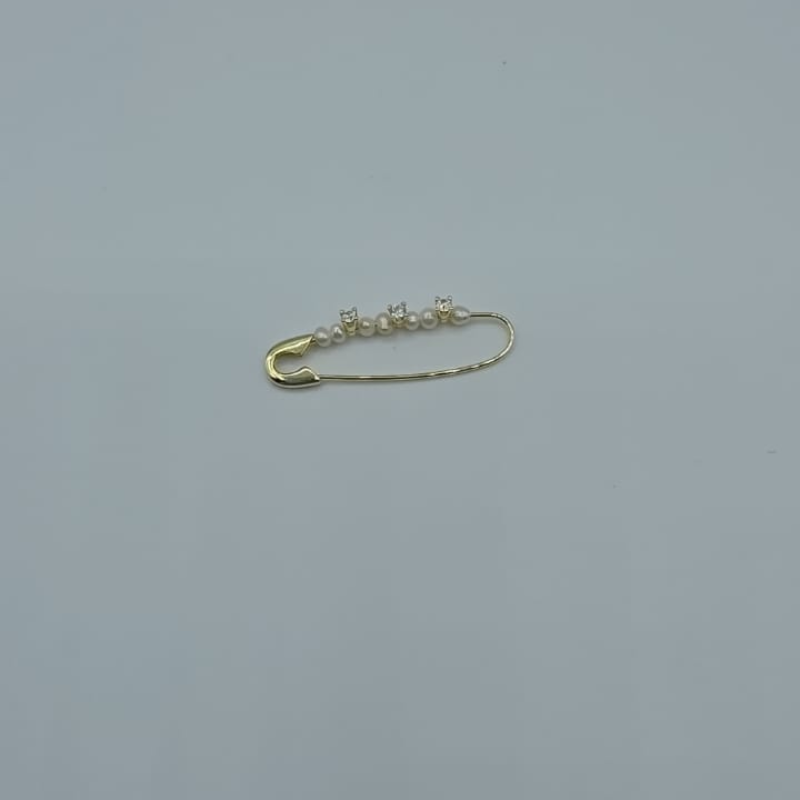 Pin Grande Perla y Circon